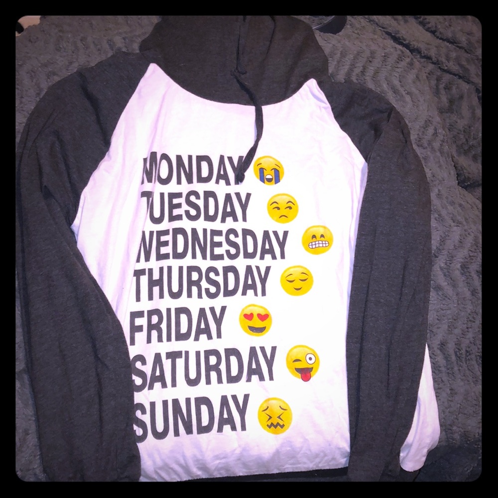 Fun hoodie T-shirt material!